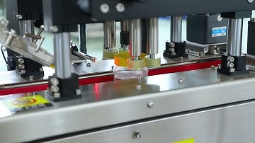 Weed flower glass jar capping machine, bottle screw capper