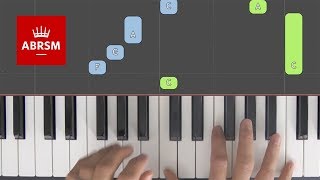 Wiegenlied / ABRSM Piano Grade 1 2019 & 2020, B:1 / Synthesia 'live keys' tutorial