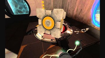 Portal 2 Really Difficult Cube Catch