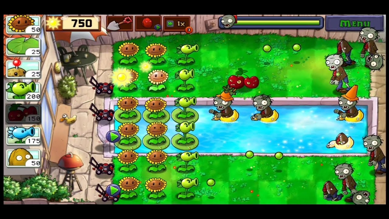 Plants vs Zombies Gameplay 😱 Zombies vs Plants Epic Battle | Full ...