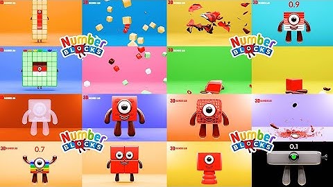 NUMBERBLOCKS Superparison Part 21 | 3D Blender Lab