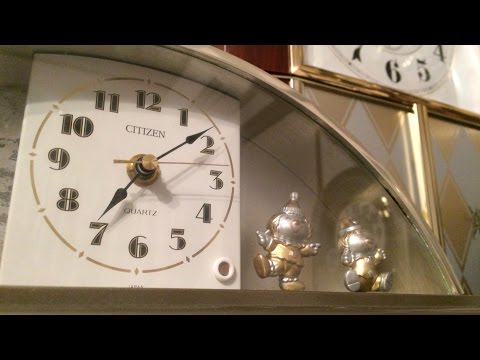 CITIZEN FANCYSWING QHM-3134 [からくり時計] - YouTube