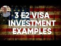 E2 Visa Investment Examples