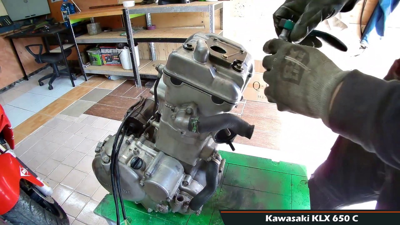 How to maintenance Kawasaki KLX650C. Part 1 