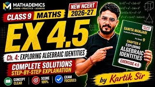 Class 9 Maths | Ex 4.5 | Ganita Manjari New NCERT Book | Full Solution 2026-27