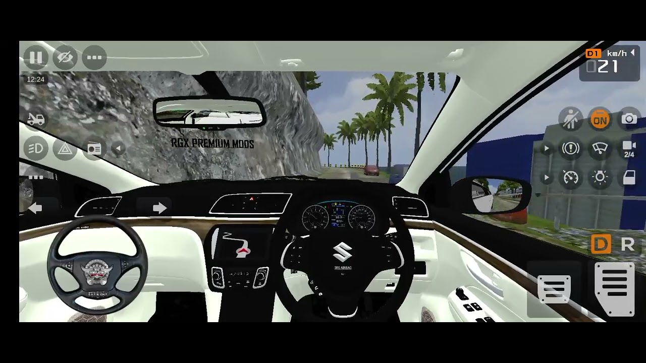 Bus simulator Indonesia Maruti Suzuki ciaz 2022 model exterior review and drive review