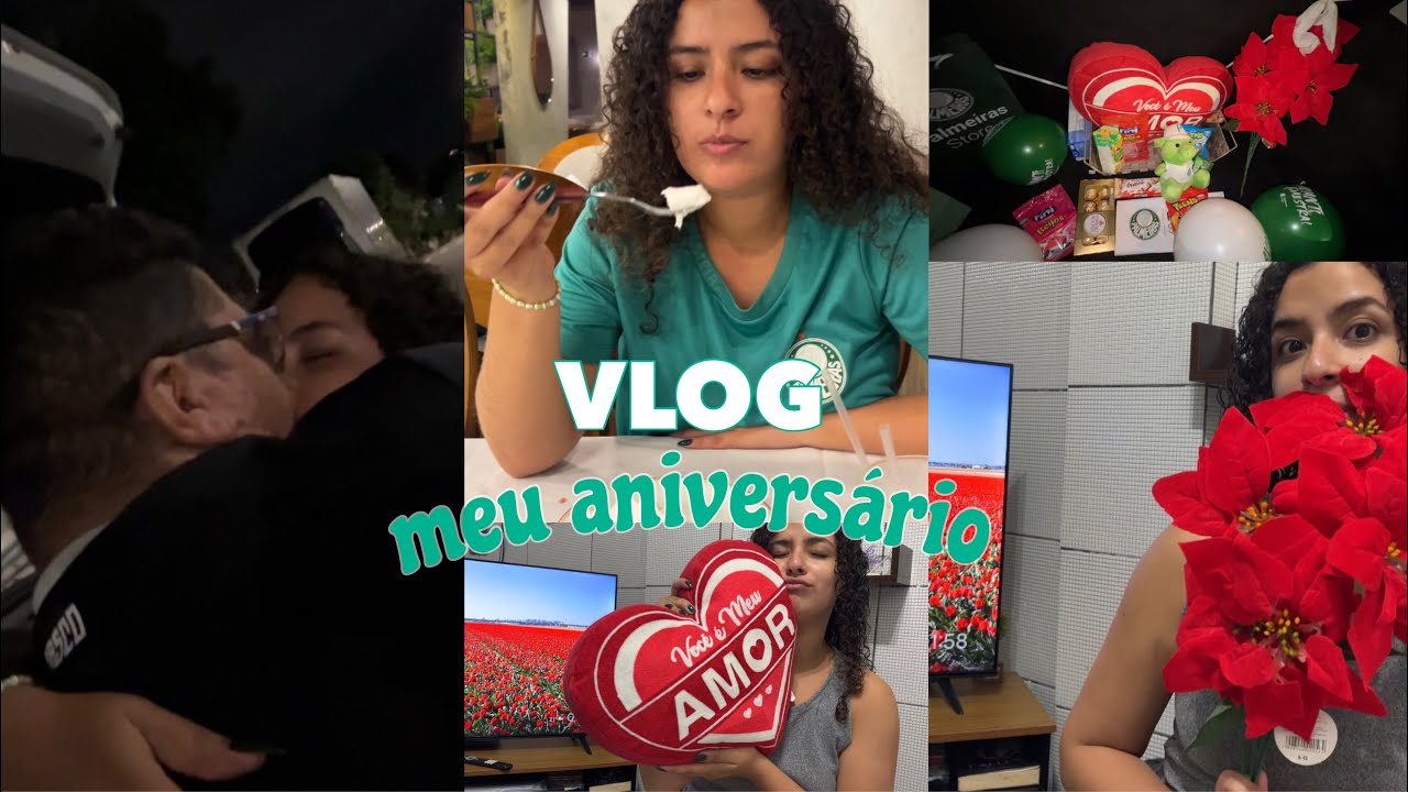 Comemorando o meu aniversário: surpresa | presentes | churrascaria 🎂