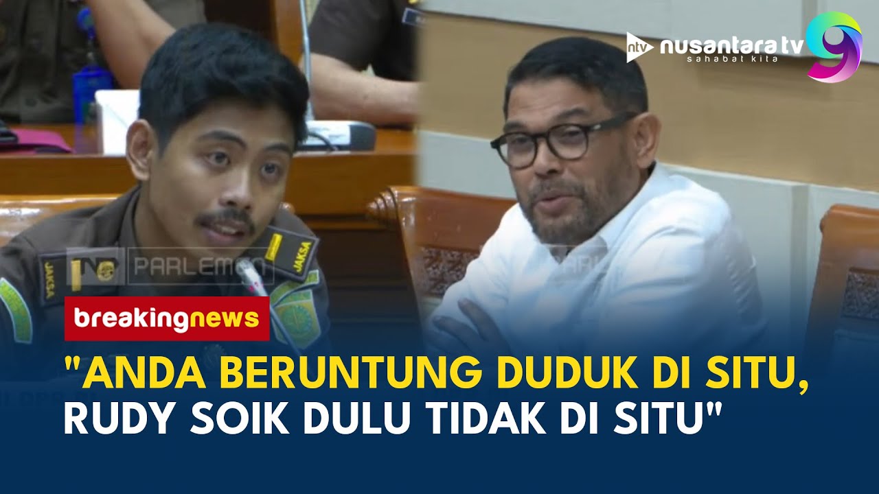 MENOHOK! Komisi III DPR Sentil Jaksa Jovi: Anda Beruntung Bisa Duduk di Situ | NTV