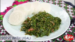 Sukuma Wiki with Ugali