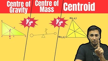 Centre of Gravity Vs Centre of Mass Vs Centroid