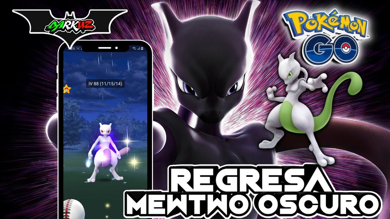 0150 Mewtwo Oscuro en 2023  Pokemon, Psíquico, Pokemon go