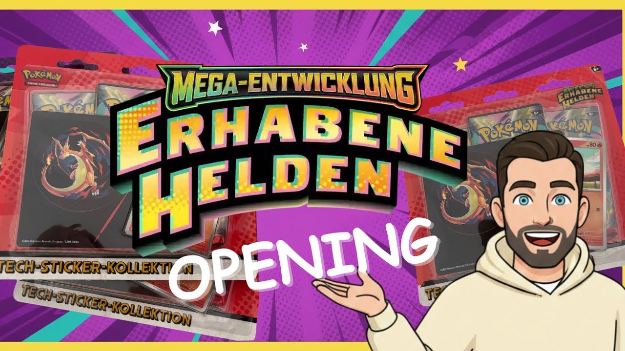 Pokémon Erhabene Helden: Tech-Sticker-Kollektion Unboxing & Review