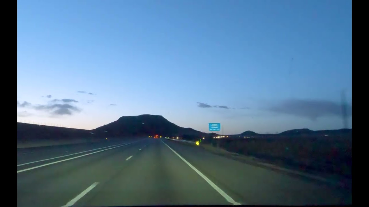 Early Morning Commute – Cybertruck POV from Castle Rock to Colorado Springs (April 2025)