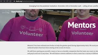 Opportunity Hack 2020: Mentor Walkthrough