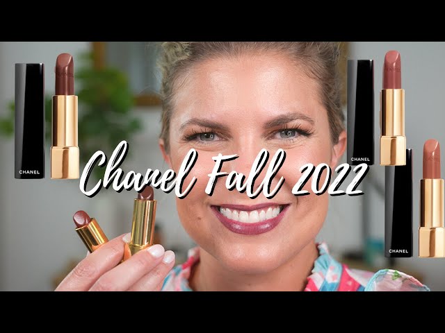 ⭐NEW⭐ CHANEL FALL 2022 ROUGE ALLURE NUDE LIPSTICKS on MEDIUM