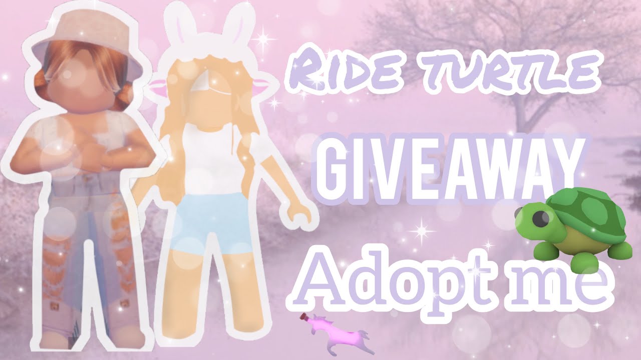 Ride turtle giveaway!! || Adopt me || AlmondxMilk || read desc for rules || CLOSED ||