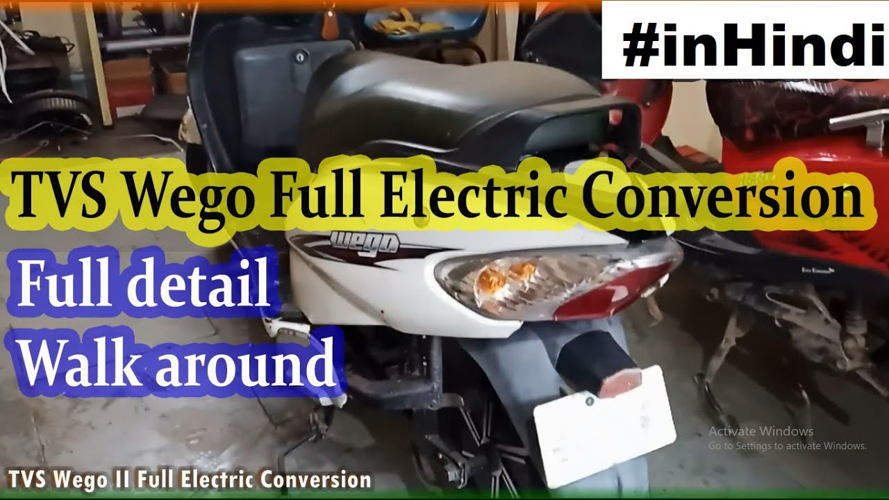 TVS Wego Full Electric Conversion I #inHindi I #craft4model