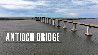 Antioch Bridge Drone Footage 4k DJI Mavic 3 Pro