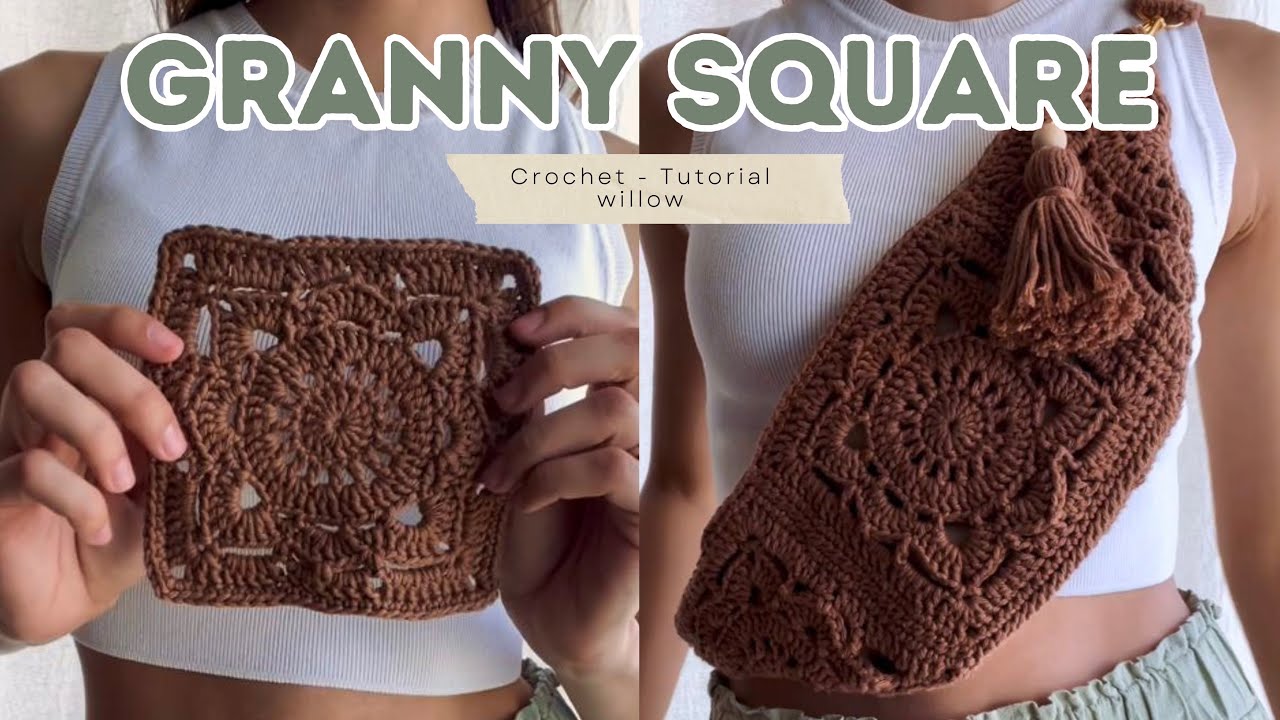 Granny square -Willow tutorial (paso a paso en Español)
