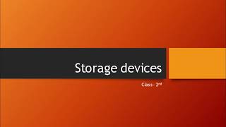 Storage Devices (class -2) Net Worth