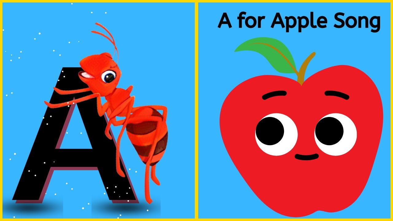 Phonics Song with TWO Words - A For Apple B For Ball - ABC Alphabet ...