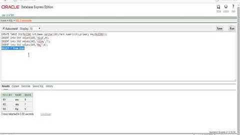 insert and update Database management with Oracle 10g
