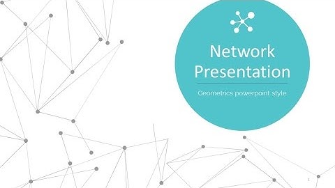 Network Presentation - Powerpoint Template