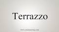 Video for terrazzo regensburg Terrazzo pronunciation