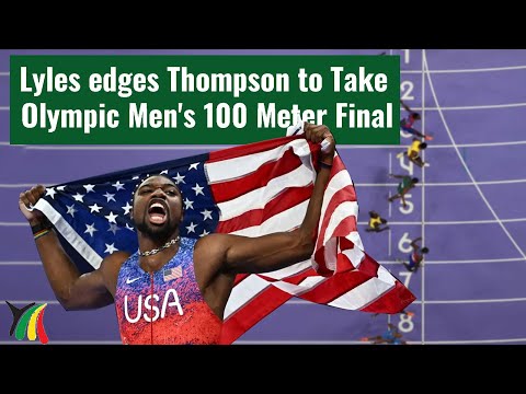 Lyles edges Thompson to Take Olympic Men's 100 Meter Final