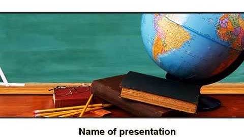 Geography Class PowerPoint Template by PoweredTemplate.com