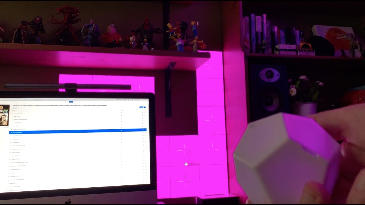 Nanoleaf Canvas blogger review - YouTube
