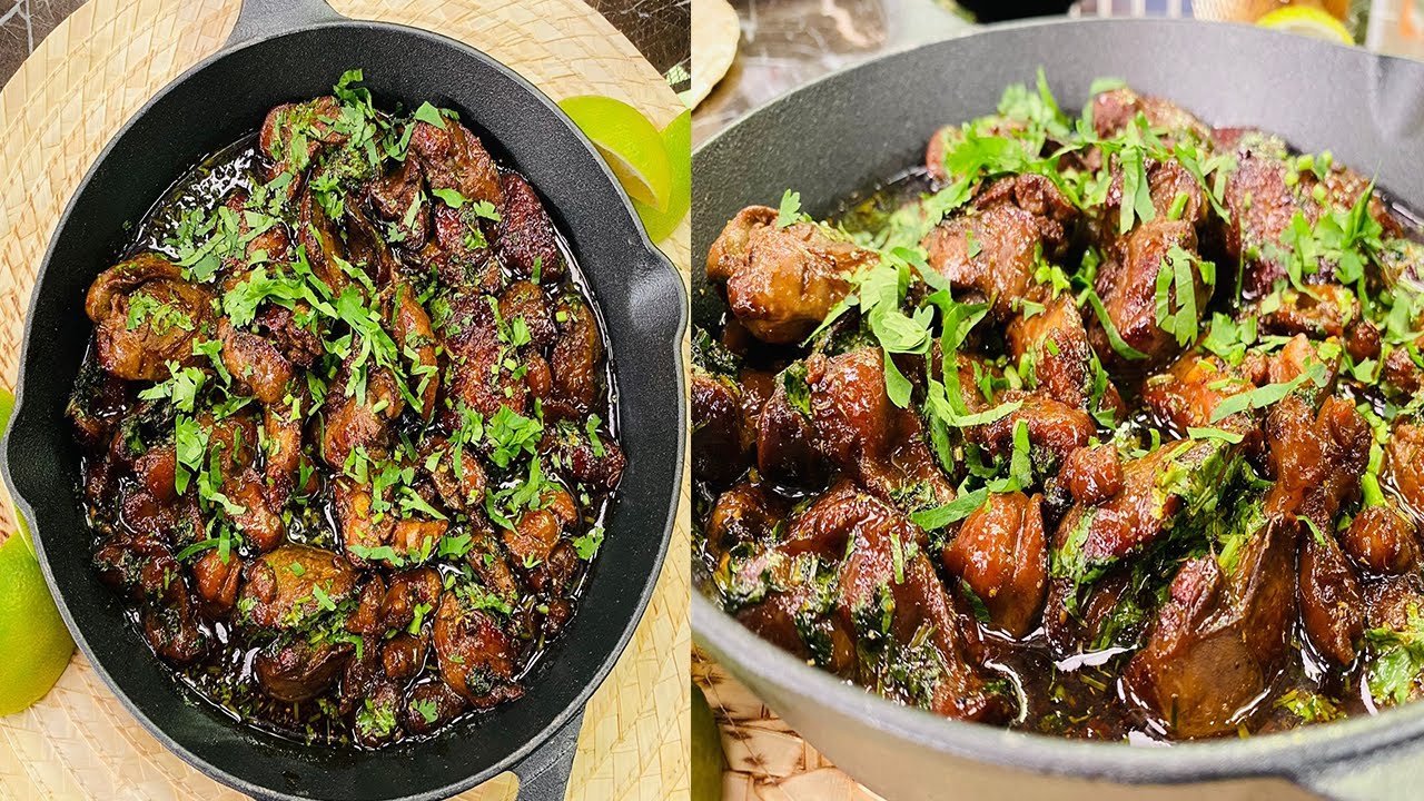 طريقة عمل طاسة كبد وقوانص بدبس الرمان | كل يوم جديد مع الشيف محمد إبراهيم