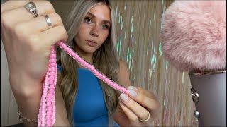 ASMR| Clicky Whisper Ramble With Clinky Beads🤍 (Teething Baby, Updates, More)