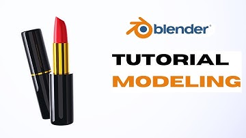 How to Modeling and Texturing Cosmetic Product Lipstick | Blender Tutorial Full