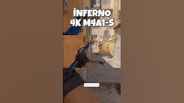 M4A1-S 4-Kill Clutch on Inferno | Faceit CS 2 Gameplay (Allstars Edit)🔥