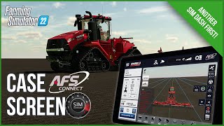 The NEW CASE AFS Connect Sim Dashboard Screen for Farming Simulator 22 screenshot 5