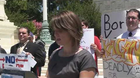 Lucy McVicker Students for Life of America at YAF's "Constitution Not Kagan" Rally