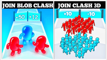 Join Clash Blob vs Join Clash - Android iOS Mobile Gameplay Walkthrough @KLSKINBOX