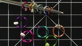 How to Make  Snag Free Stitch Markers