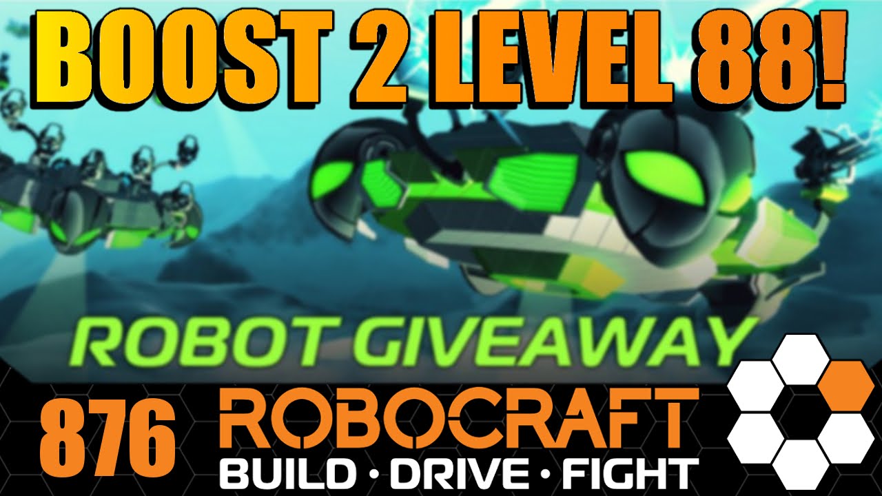 Robocraft - Boost to level 88!! FOR FREE!! + FREE ROBOT - YouTube