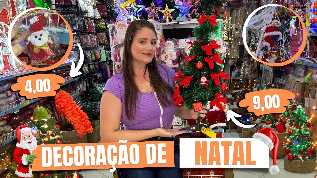 Tudo Dez  A maior loja de preço único do Brasil - Decoração - ÁRVORE DE  NATAL - ROSA