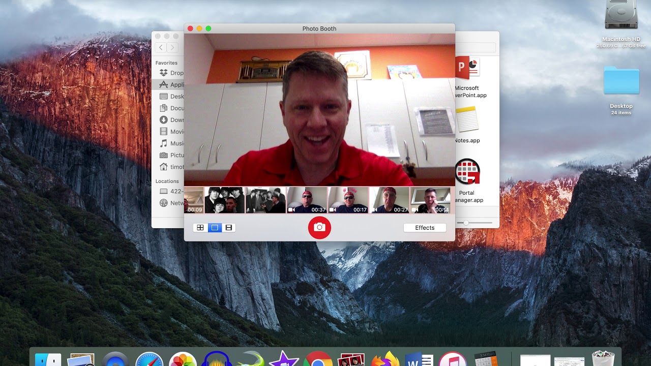 How to use Photo Booth to take a picture (Mac only) YouTube