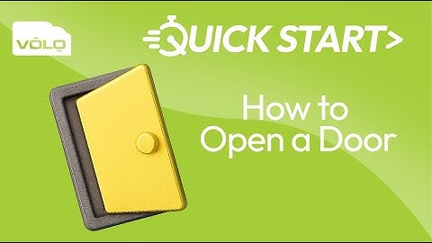 How to Open a Door in VOLO Cloud Access – QuickStart Tutorial