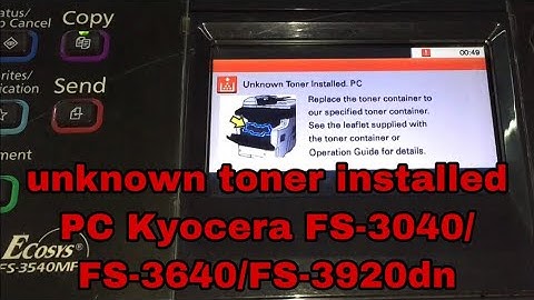 unknown toner installed PC on Kyocera fs-3040mfp/FPS-3920dn/fab-3640mfp