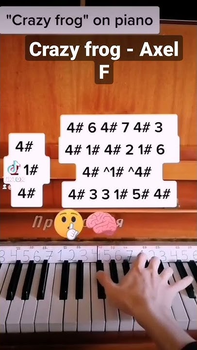 How To Play Crazy Frog On Piano How to play Crazy Frog - Axel F on the piano #piano #pianotutorial #