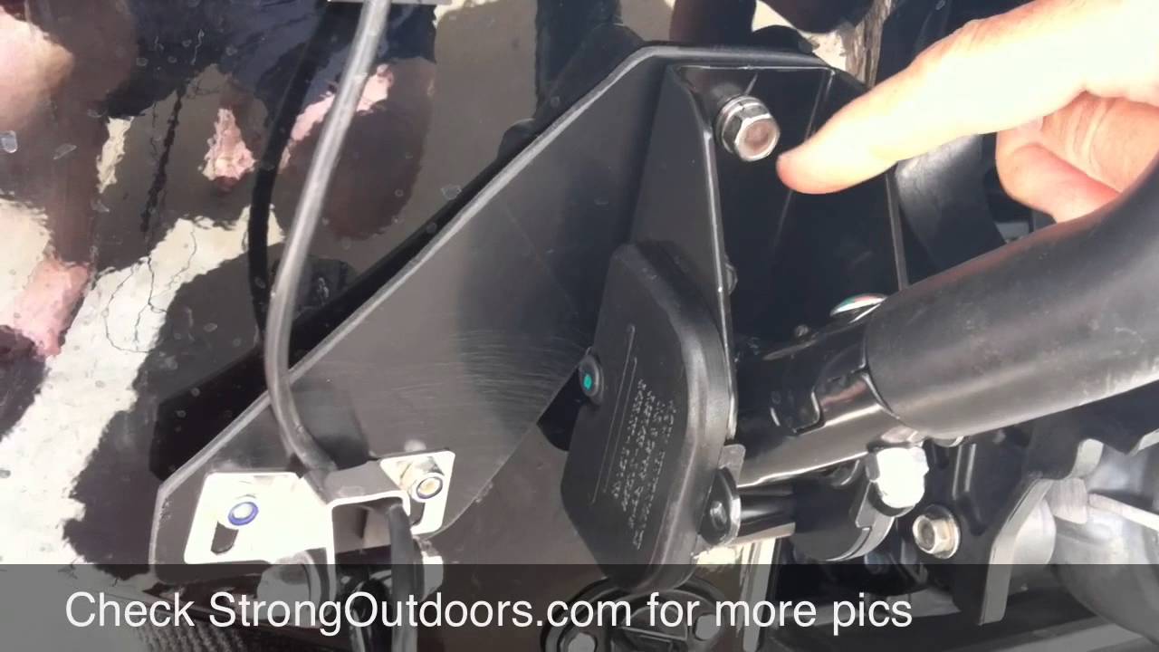 Stern mount transducer Waverunner FX HO YouTube