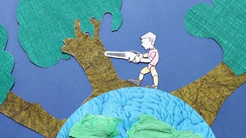 Stop Motion Short Story on save trees