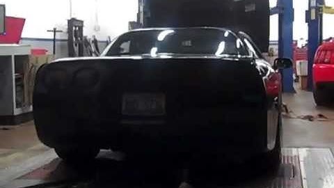 FMS 403ci Cammed C5 ZO6 on the dyno video 1