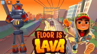 SUBWAY SURFERS 2024 FLOOR IS LAVA : TEABOT and HASINA