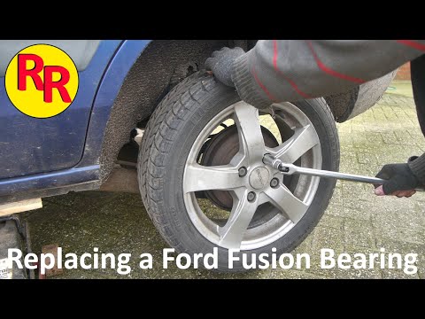 Replacing a rear axle bearing on a Ford Fusion